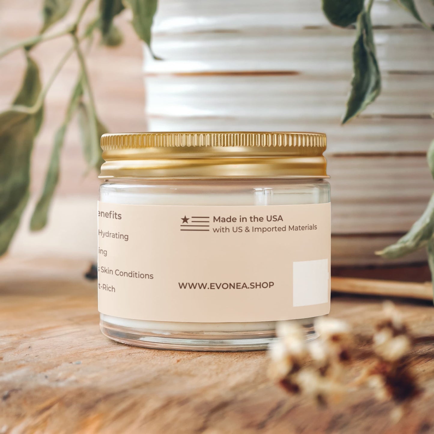 Whipped Grass-Fed Tallow Balm with Vanilla Bean